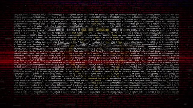 Binary code on flag of Sikkim. Program source code or Hacker concept on Sikkimese flag. Sikkim digital technology security, hacking or programming