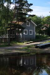 house on the lake