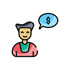 Financial Advice vector icon