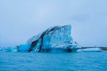 ヨークルスアゥルロゥンの氷河湖