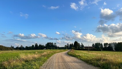 road in a small village in Europe © Eva