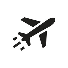 Obraz premium Flight Takeoff Icon on white background