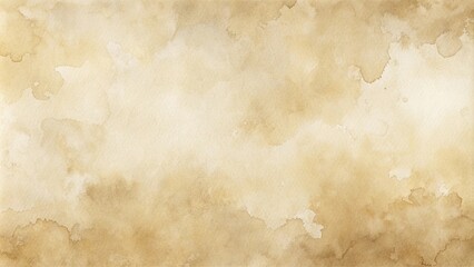 panoramic abstract beige splotchy ink watercolor paper background