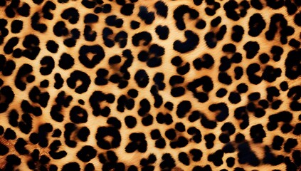 Fototapeta premium leopard print cat spots dark brown background modern design