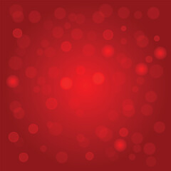 Abstract red background with bokeh effect.