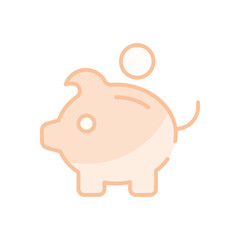 Piggy Bank vector icon