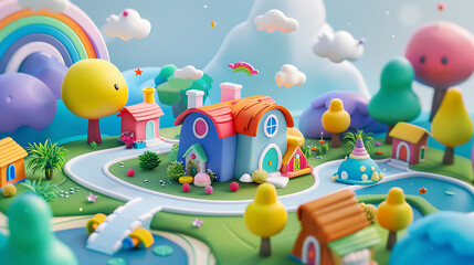 3d child toys wallpaper