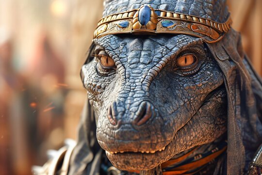 Sobek crocodile god from Egyptian mythology 