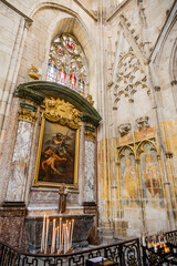 Obraz premium La Cathédrale Saint-Étienne d'Auxerre