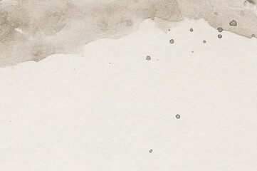Watercolor texture background minimalistic pastel gray colors frame on white backdrop. Abstract Painting Template. Copy space