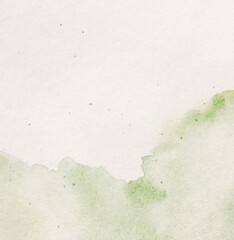 Watercolor texture. Abstract Light Green Painting frame background. Template. Copy space, card. Pastel colors