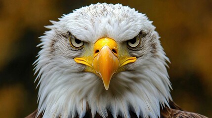 Obraz premium the sharpness of an eagle's eye in nature