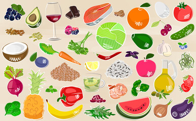 Healthy foods diet