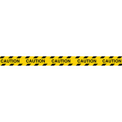 Security warning tapes. Police line do not cross. Stay Away Strips. Safety stripe warning caution hazard danger road vector sign symbol