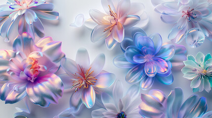 Obraz premium colorful flower pattern