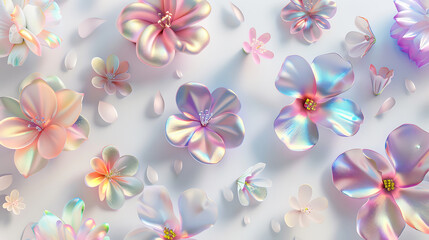 Obraz premium colorful flower pattern