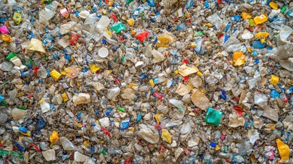 Industrial Shredders Breaking Down Plastic Waste