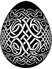 Celebrate the Spirit of Easter with a Charming Vector Image of a Beautifully Decorated Easter Egg &ndash; Ideal for Enhancing Your Creative Projects, from Invitations to Home Decor, Bringing Joy