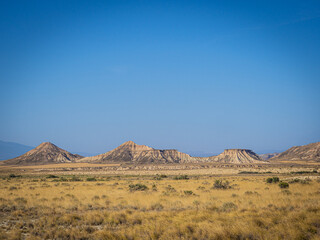 Le d&eacute;sert des Bardenas, un lieux unique et fabuleux pour le tourisme et le cin&eacute;ma. Espagne Bardeans r&eacute;ales
