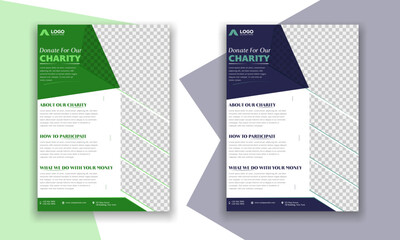 Flyer for charity, fundraising, money collecting, charity event management, help people, homeless, child, orphans, clean, a4, professional brochure design template.