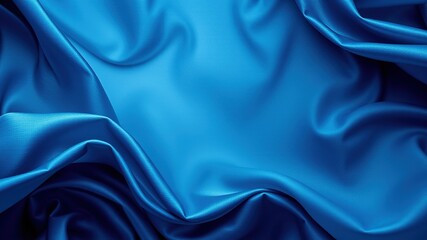 Obraz premium Elegant Blue Satin Texture in Landscape Photography for a Stunning Visual Experience
