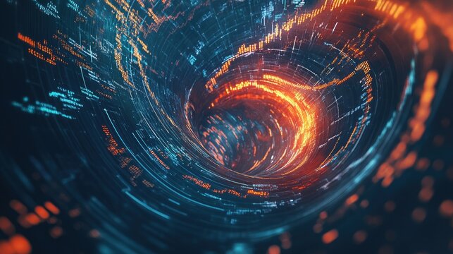 Dynamic Vortex of Stock Market Trends and Graphs