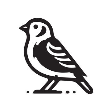 recommend clip art: Versatile Goldfinch Silhouette Vector Art for Graphic Design