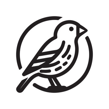 recommend clip art: Versatile Goldfinch Silhouette Vector Art for Graphic Design