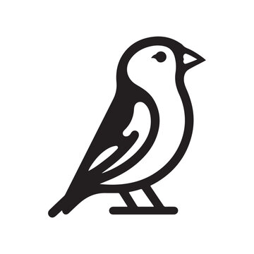 recommend clip art: Versatile Goldfinch Silhouette Vector Art for Graphic Design