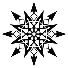 graphic vector of number 17 model ornament pattern with attractive black color lines on a white background