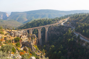 Historical Varda train bridge and view