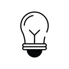 Innovation Bulb vector icon