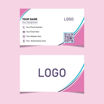Business card fully layered template & layout, Visiting card for personal use and business