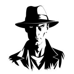 Elevate Your Creative Projects with a Classy Vector Image of a Gentleman – Perfect for Branding, Elegant Illustrations, and Professional Designs, Infusing Your Work with Sophistication, Style
