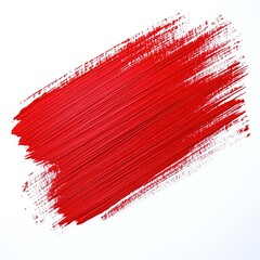 Red brush stroke 
