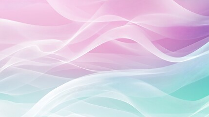 Obraz premium Abstract pastel background with soft, flowing, white lines.