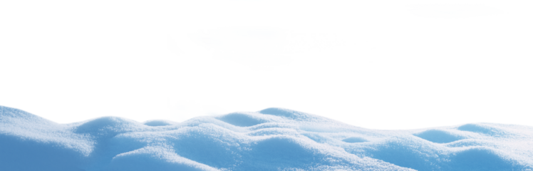 A beautiful  christmas snowdrift isolated
