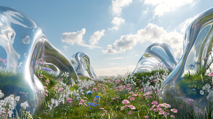 Naklejka premium surreal plant