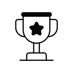 Success Trophy vector icon
