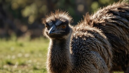 emu in the zoo