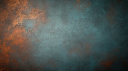 Abstract Green and Copper Texture Background