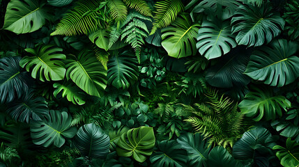 Lush green foliage creating a vibrant, natural backdrop.