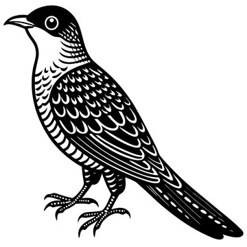recommend clip art: silhouette of a cuckoo bird