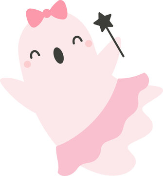 Pink Halloween, Cute ghosts, Kawaii, Halloween coquette, Groovy, retro