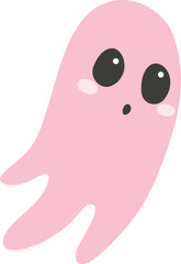 Pink Halloween, Cute ghosts, Kawaii, Halloween coquette, Groovy, retro