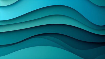 Vibrant blue and turquoise abstract 3d wallpaper background – stunning fluid design with dynamic waves and depth, perfect for modern digital art, creative projects, and eye-catching visuals for websit