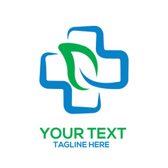 Healthcare medical logo vector art illustration