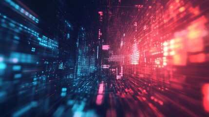 Obraz premium Abstract technology background with various technology elements