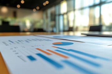 Business graphs, chart.