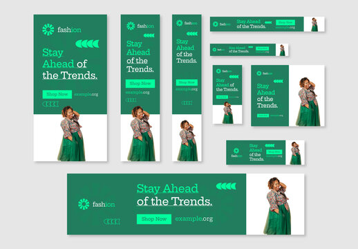 Fashion Web Banner Ads Template